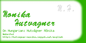 monika hutvagner business card